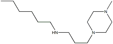 hexyl[3-(4-methylpiperazin-1-yl)propyl]amine Struktur