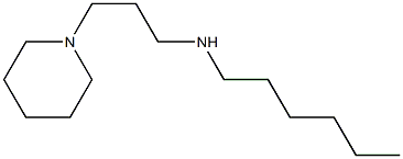 hexyl[3-(piperidin-1-yl)propyl]amine Struktur