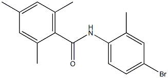 N-(4-bromo-2-methylphenyl)-2,4,6-trimethylbenzamide Struktur