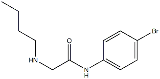 N-(4-bromophenyl)-2-(butylamino)acetamide Struktur