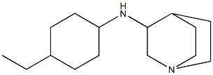 N-(4-ethylcyclohexyl)-1-azabicyclo[2.2.2]octan-3-amine Struktur