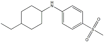 N-(4-ethylcyclohexyl)-4-methanesulfonylaniline Struktur