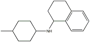 N-(4-methylcyclohexyl)-1,2,3,4-tetrahydronaphthalen-1-amine Struktur