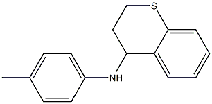 N-(4-methylphenyl)-3,4-dihydro-2H-1-benzothiopyran-4-amine Struktur