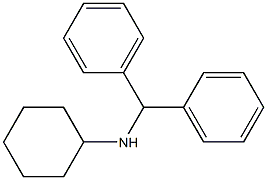 N-(diphenylmethyl)cyclohexanamine Struktur