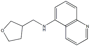 N-(oxolan-3-ylmethyl)quinolin-5-amine Struktur