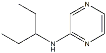 N-(pentan-3-yl)pyrazin-2-amine Struktur