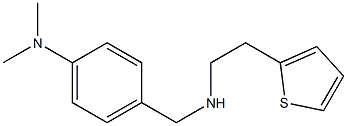 N,N-dimethyl-4-({[2-(thiophen-2-yl)ethyl]amino}methyl)aniline Struktur