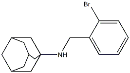 N-[(2-bromophenyl)methyl]adamantan-1-amine Struktur