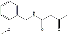 N-[(2-methoxyphenyl)methyl]-3-oxobutanamide Struktur