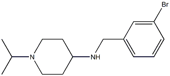 N-[(3-bromophenyl)methyl]-1-(propan-2-yl)piperidin-4-amine Struktur