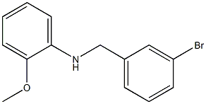 N-[(3-bromophenyl)methyl]-2-methoxyaniline Struktur