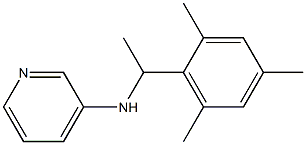 N-[1-(2,4,6-trimethylphenyl)ethyl]pyridin-3-amine Struktur