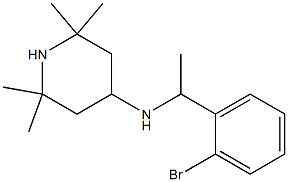 N-[1-(2-bromophenyl)ethyl]-2,2,6,6-tetramethylpiperidin-4-amine Struktur