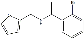 N-[1-(2-bromophenyl)ethyl]-N-(2-furylmethyl)amine Struktur