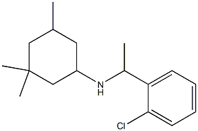 N-[1-(2-chlorophenyl)ethyl]-3,3,5-trimethylcyclohexan-1-amine Struktur