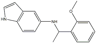 N-[1-(2-methoxyphenyl)ethyl]-1H-indol-5-amine Struktur