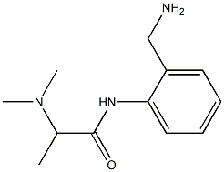 N-[2-(aminomethyl)phenyl]-2-(dimethylamino)propanamide Struktur