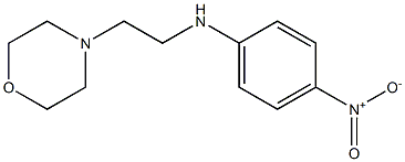 N-[2-(morpholin-4-yl)ethyl]-4-nitroaniline Struktur