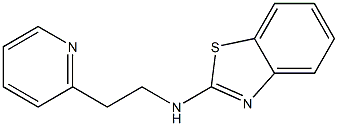 N-[2-(pyridin-2-yl)ethyl]-1,3-benzothiazol-2-amine Struktur