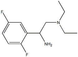 N-[2-amino-2-(2,5-difluorophenyl)ethyl]-N,N-diethylamine Struktur