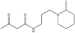 N-[3-(2-methylpiperidin-1-yl)propyl]-3-oxobutanamide Struktur