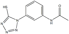 N-[3-(5-sulfanyl-1H-1,2,3,4-tetrazol-1-yl)phenyl]acetamide Struktur