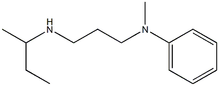 N-[3-(butan-2-ylamino)propyl]-N-methylaniline Struktur