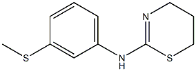 N-[3-(methylsulfanyl)phenyl]-5,6-dihydro-4H-1,3-thiazin-2-amine Struktur