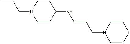 N-[3-(piperidin-1-yl)propyl]-1-propylpiperidin-4-amine Struktur