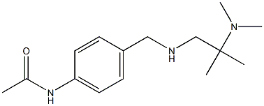 N-[4-({[2-(dimethylamino)-2-methylpropyl]amino}methyl)phenyl]acetamide Struktur