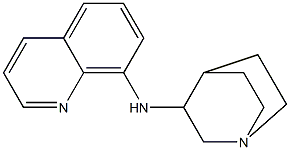 N-{1-azabicyclo[2.2.2]octan-3-yl}quinolin-8-amine Struktur