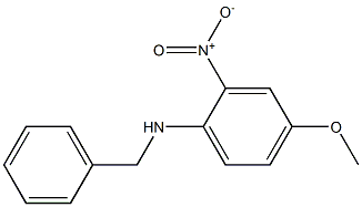 N-benzyl-4-methoxy-2-nitroaniline Struktur