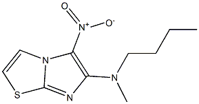 N-butyl-N-methyl-5-nitroimidazo[2,1-b][1,3]thiazol-6-amine Struktur