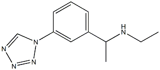 N-ethyl-N-{1-[3-(1H-tetrazol-1-yl)phenyl]ethyl}amine Struktur