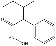 N-hydroxy-3-methyl-2-phenylpentanamide Struktur