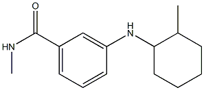 N-methyl-3-[(2-methylcyclohexyl)amino]benzamide Struktur