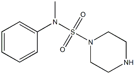 N-methyl-N-phenylpiperazine-1-sulfonamide Struktur