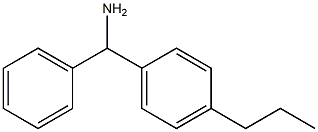 phenyl(4-propylphenyl)methanamine Struktur