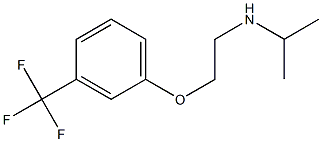 propan-2-yl({2-[3-(trifluoromethyl)phenoxy]ethyl})amine Struktur