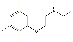 propan-2-yl[2-(2,3,5-trimethylphenoxy)ethyl]amine Struktur