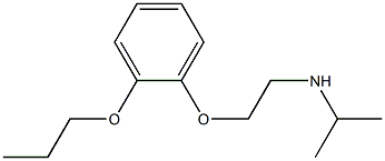 propan-2-yl[2-(2-propoxyphenoxy)ethyl]amine Struktur