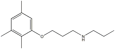 propyl[3-(2,3,5-trimethylphenoxy)propyl]amine Struktur