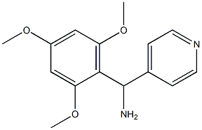 pyridin-4-yl(2,4,6-trimethoxyphenyl)methanamine Struktur