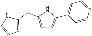 Pyridine,  4-[5-(1H-pyrrol-2-ylmethyl)-1H-pyrrol-2-yl]- Struktur