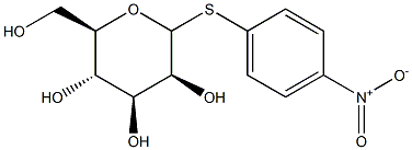 p-Nitrophenyl -D-Thiomannopyranoside Struktur