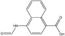 4-(formylamino)-1-naphthoic acid Struktur