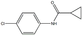 N-(4-chlorophenyl)cyclopropanecarboxamide Struktur