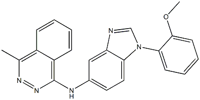 N-[1-(2-methoxyphenyl)-1H-benzimidazol-5-yl]-4-methyl-1-phthalazinamine Struktur