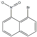 1-bromo-8-nitronaphthalene Struktur